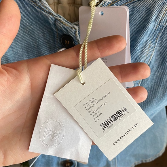 NANUSHKA denim tank - Picture 5 of 6